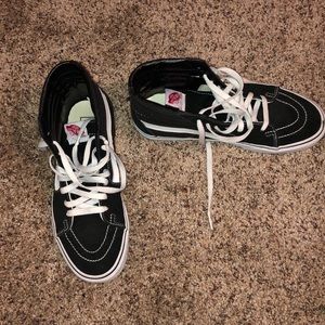 High top vans (worn once)
